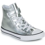 Converse Visoke superge CHUCK TAYLOR ALL STAR METALLIC EASY-ON Srebrna | Shoptok.si