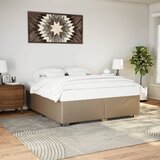 Okvir za krevet boja cappuccina 200x200 cm od umjetne kože | shoptok.hr