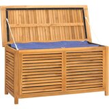  Vrtna kutija za pohranu s vrećom 114x50x58 cm masivna tikovina | Eponuda.ba