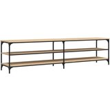 Maison Chic TV omarica - TV stojalo - Televizijska omarica sonoma hrast 200x30x50 cm inženirski les, (21699295) Cene