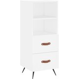  Visoka komoda bijeli 34,5x34x180 cm od konstruiranog drva | shoptok.hr