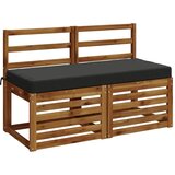  Jastučić za klupu SOEST 100% poliester Antracit 110 x 50 x 8 cm - Antracit 110 x 50 x 8 cm Poliester | shoptok.hr