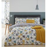 Catherine Lansfield Siva posteljina za krevet za jednu osobu 135x200 cm Retro Circles – | shoptok.hr