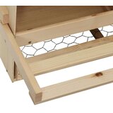  Gnezdišče za kokoši s 4 predelki 106x40x59 cm trdna borovina, (20767484) | Shoptok.si