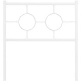  Metalno uzglavlje za krevet, bijelo, 75 cm | Shoptok.si