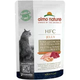 HFC Almo Nature Jelly vrečke 24 x 55 g - Tuna, piščanec & šunka