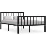  Za krevet crni metalni 120 x 200 cm Cijene