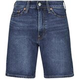 Levi's RIBCAGE BERMUDA SHORT Plava Cijene