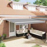  Okvir tende S LED lampica Bijelo 400 × 300 cm Aluminij | shoptok.hr