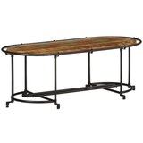 vidaXL Klubska mizica 110x55x40 cm trden predelan les Cene