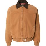 Carhartt WIP Prehodna jakna 'OG Santa Fe' svetlo rjava / temno rjava Cene