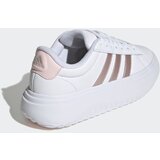 Adidas grand court platform, ženske patike za slobodno vreme, bela IH2425 | Eponuda.com