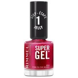 Rimmel London Super Gel STEP1 lak za nohte 12 ml odtenek 014 Pink To The Berry | Shoptok.si