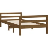  Za krevet smeđa boja meda 75 x 190 cm od masivne borovine | shoptok.hr