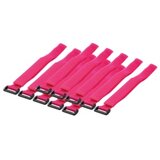 Logilink čičak trakice za vezivanje kablova 500x20mm, 10kom, pink | ePonuda.com