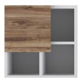 Hanah home Višenamenski ormar Abra Left Up Walnut White | Eponuda.com
