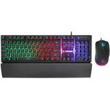 Rampage Tastatura + miš gaming KM-RX7 FORTUNA Rainbow Backlit FULL SIZE US/ENGLISH Layout 6400 dpi Mouse COMBO SET, 39908 | Eponuda.ba