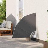 Zaslon za privatnost na balkonu 115 x 115 cm Poliester Crna | Eponuda.com