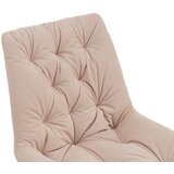 CARRYHOME stol, kovina, tekstil roza, črna | Shoptok.si