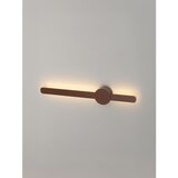 Nova Luce Smeđa LED zidna lampa aluminijska Norei – | shoptok.hr