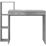  Stol s policom Betonski sivi 100 x 40 x 90 cm Konstruirano drvo | shoptok.hr