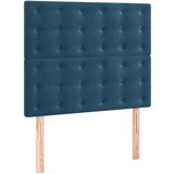 Maison Chic Posteljno vzglavje - Vzglavna omarica 2 kosa temno modro 100x5x78/88 cm žamet, (22077389) Cene