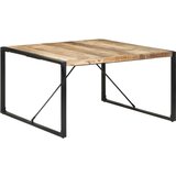  Blagovaonski stol 140 x 140 x 75 cm od grubog drva manga | shoptok.hr