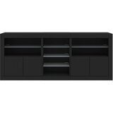  Komoda s LED svjetlima crna 162 x 37 x 67 cm | shoptok.hr