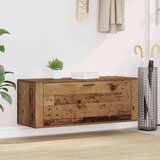 vidaXL Ormar za cipele Staro drvo 100 x 35 x 38 cm Konstruirano drvo | shoptok.hr