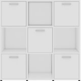 Ormarić za knjige bijeli 90 x 30 x 90 cm od konstruiranog drva | Eponuda.com