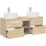  Set ormarića za kupaonicu 3 kom. Hrast sonoma | shoptok.hr