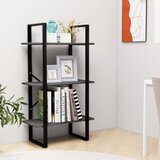 Police za pohranu sive 60 x 30 x 105 cm konstruirano drvo | shoptok.hr