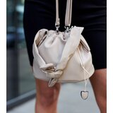 Gemre Dark beige small bucket bag Aamala | Shoptok.si