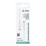 Swissten iPEAX kabel USB-C/USB-C 1,5 m, 100 W, 5 A, TPU, bijeli Slike