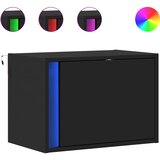 Maison Chic Stenski Dvo delni komplet Nočne omarice - Nočne mize z LED lučkami črna, (21689661) | Shoptok.si