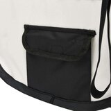 vidaXL Zložljiva pasja ograjica s torbo črna 110x110x58 cm, (20798962) | Shoptok.si