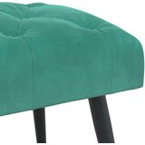  Klupa s gumbastim tkanjem Tirkizna 60 x 40 x 45 cm Baršun | shoptok.hr
