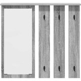  Vješalica za kapute na zidu Sivi hrast sonoma 84 x 10 x 80 cm | shoptok.hr