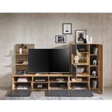 MID.YOU Dnevni Regal Heathrow, Hrast, Antracit | Shoptok.si