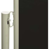 vidaXL Uvlačiva bočna tenda za terasu 220 x 600 cm crna | shoptok.hr