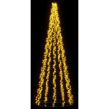  LED božićno drvce 385 cm 2460 LED lampica Topla bijela Čelik | shoptok.hr