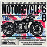Pintdecor Zidni ukras British motorcycles Pintdecor Zidni ukras British motorcycles Slike