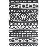 vidaXL Zunanja preproga črna 120x180 cm PP, (21027383) | Shoptok.si