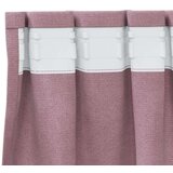  Zastore za zamračivanje s trakama 2 kom Tamno ružičasti pliš | shoptok.hr