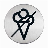 Durable Piktogram: Prepovedan vnos hrane - Φ 83 mm | Shoptok.si