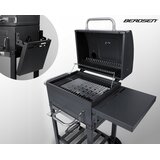 Berdsen BBQChef BD-894 vrtni ro&amp;scaron;tilj na ugljen s poklopcem, dimnjakom i termometrom Slike