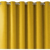  Curtain MILANA color mustard style classic silver silver metal eyelets chenille 420x225 HOMEDE | shoptok.hr