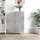 vidaXL Komoda betonsko siva 34,5x34x90 cm inženirski les | Shoptok.si