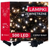 springos set božićnih lampica Flash, 500 LED, 28,5 m, toplo bijela + flash hladno bijela Cijene