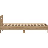  Okvir kreveta od hrastovine 90 x 190 cm napravljen od inženjerskog drva | shoptok.hr